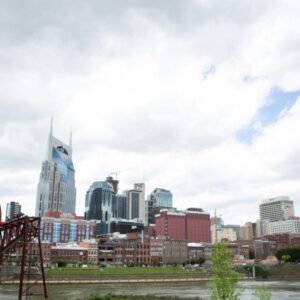 Downtown Nashville Cloudy Timelapse