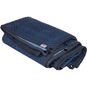 Image of a Matthews 74"x81" sound blanket with built in grommets